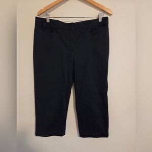 Lafayette 148 Black Ankle Length Chino Pants